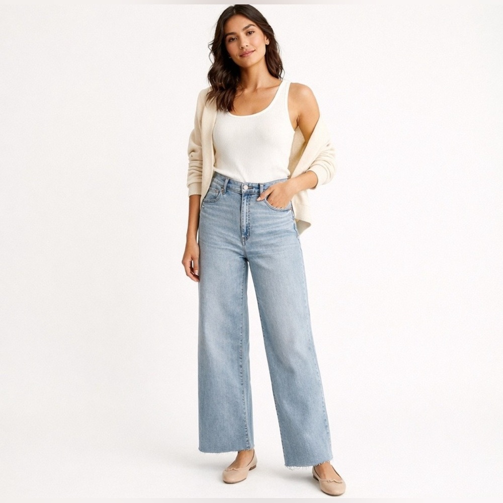 NWT Daze Denim Echo High Rise Wide Leg Jeans in 
Blooming Vintage